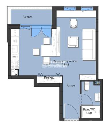 For sale - Apartment in Hristo Smirnenski,  Plovdiv