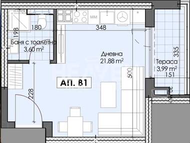 Verkauf - Wohnung in Gagarin,  Plowdiw