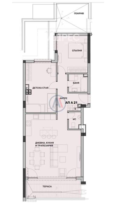 Satış - Apartman olarak Manastirski livadi-Iztok,  Sofia