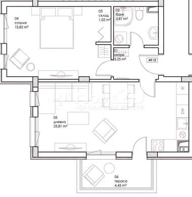 Verkauf - Wohnung in Tschernomorez,  Burgas