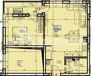 For sale - Apartment in Iujen,  Plovdiv