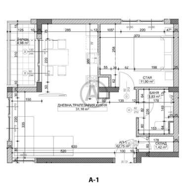 For sale - Apartment in V.Z. Amerikanski kolej,  Sofia