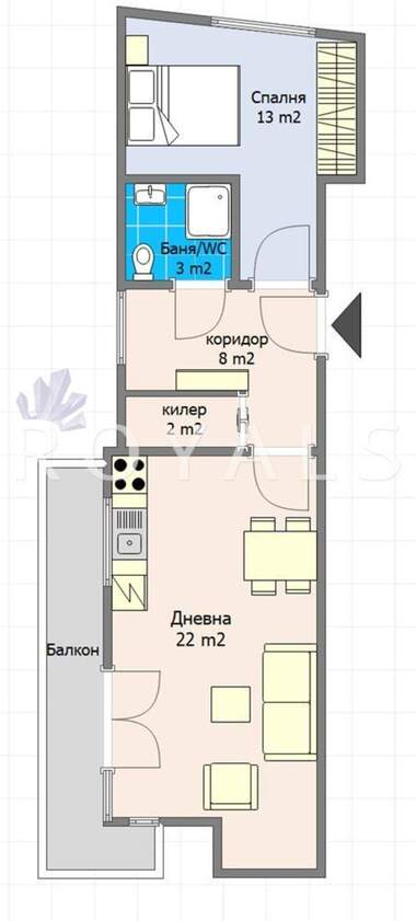 Verkauf - Wohnung in Grand Mol,  Warna