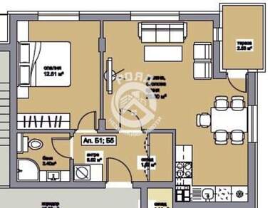 For sale - Apartment in Proslav,  Plovdiv