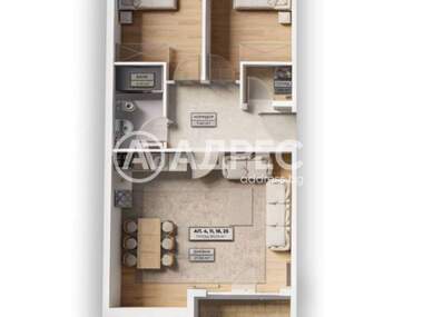 Satış - Apartman olarak Ovça Kupel 2,  Sofia