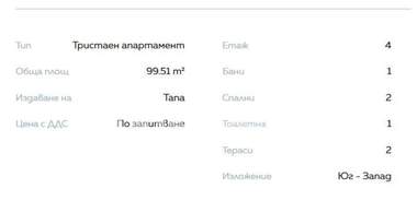 Продажба - Апартамент в Христо Смирненски,  Пловдив