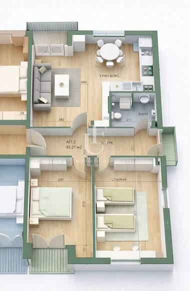 Satış - Apartman olarak Ovça Kupel,  Sofia