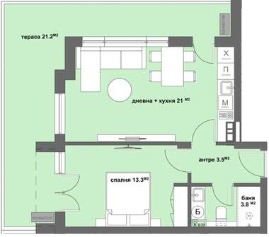 Verkauf - Wohnung in Center,  Stara Zagora
