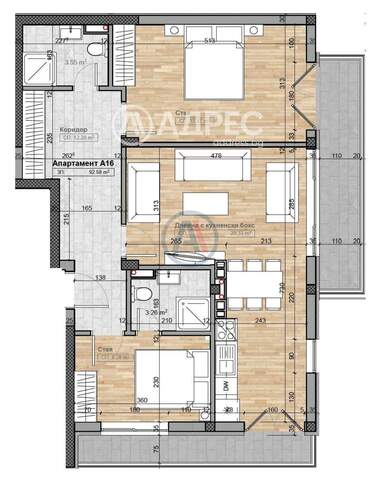 Satış - Apartman olarak Manastirski livadi-Iztok,  Sofia