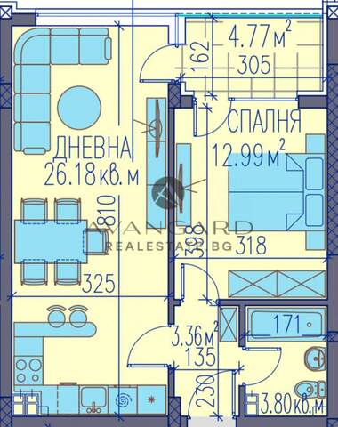 For sale - Apartment in Center,  Plovdiv