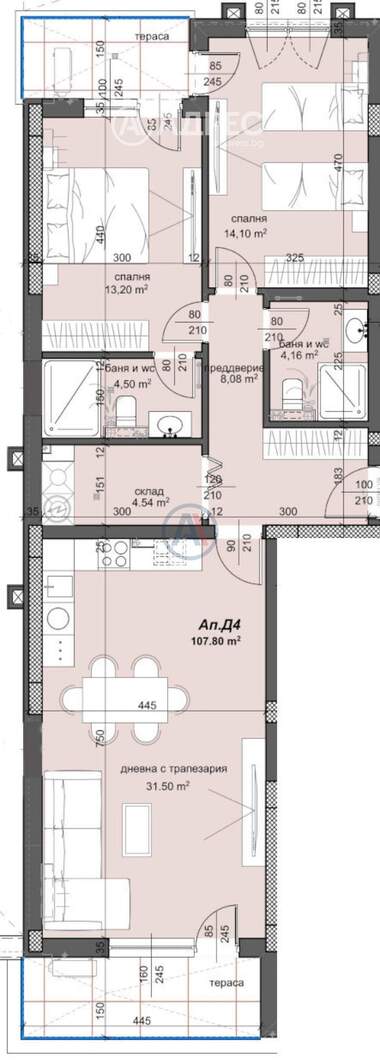 For sale - Apartment in Trakia,  Plovdiv