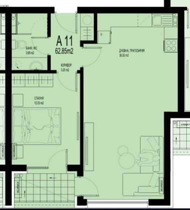 Verkauf - Wohnung in Hristo Smirnenski,  Plowdiw