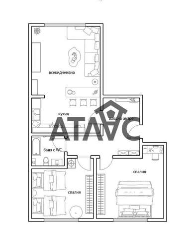 Vânzare - Apartament în Iavorov,  Sofia