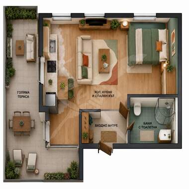 Vânzare - Apartament în Malinova Dolina,  Sofia