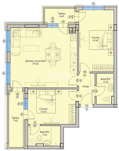 Vânzare - Apartament în Kărșiaka,  Plovdiv