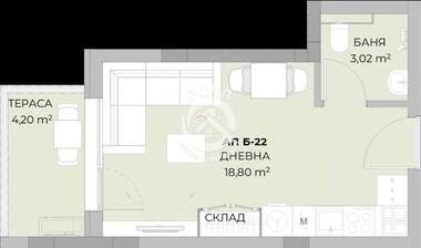 For sale - Apartment in Ostromila,  Plovdiv