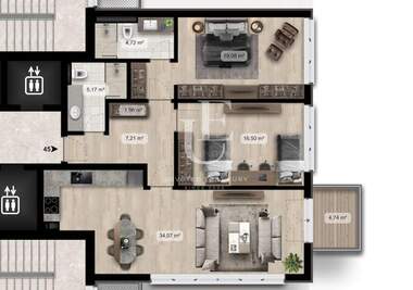For sale - Apartment in Poligona,  Sofia