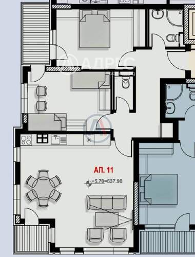Verkauf - Wohnung in Manastirski liwadi-Iztok,  Sovia