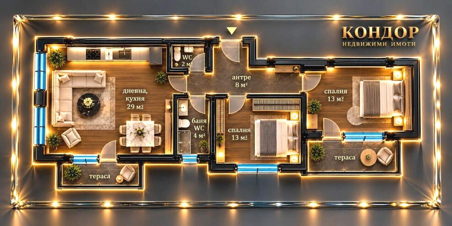 Тристаен Апартамент в Тракия, Пловдив – снимка 3