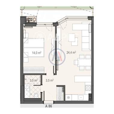 For sale - Apartment in Borovo,  Sofia