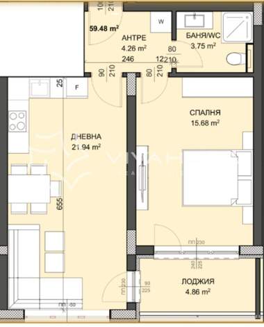 Satış - Apartman olarak Vinica,  Varna