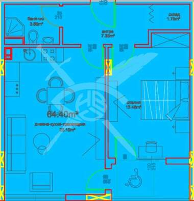 Πώληση - Διαμέρισμα σε Меден Рудник,  Бургас