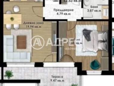 Verkauf - Wohnung in Komatewski wazel,  Plowdiw