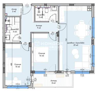 Vânzare - Apartament în Ostromila,  Plovdiv