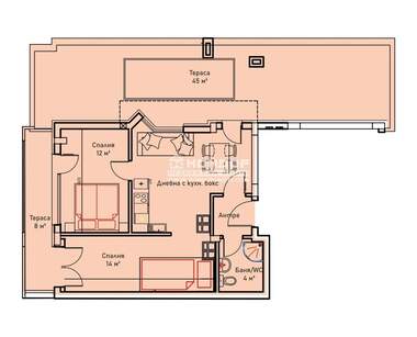 For sale - Apartment in Center,  Plovdiv