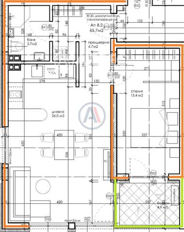 Vânzare - Apartament în Kaîsieva gradina,  Varna