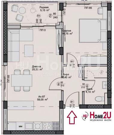 Verkauf - Wohnung in Hristo Smirnenski,  Plowdiw