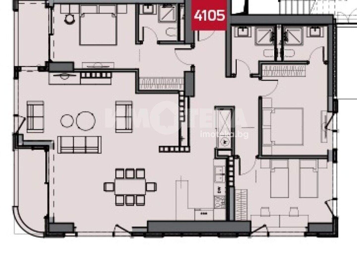 3 bedroom Apartment in Lozenets, Sofia – photo 4