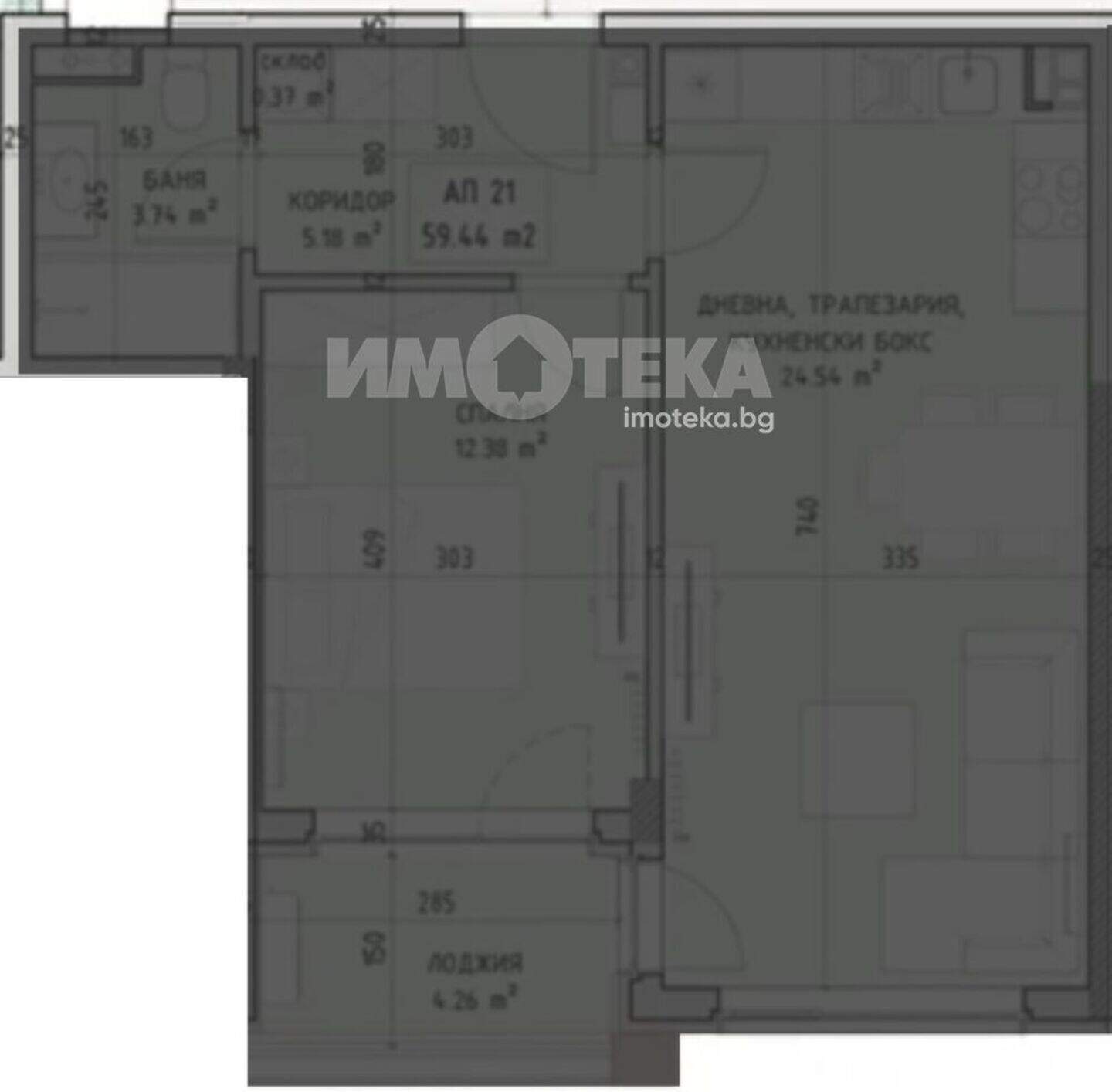 Двустаен Апартамент в Малинова Долина, София – снимка 4