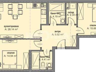 Satış - Apartman olarak Malinova Dolina,  Sofia