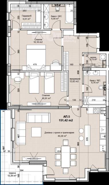 Vânzare - Apartament în Lozeneț,  Sofia