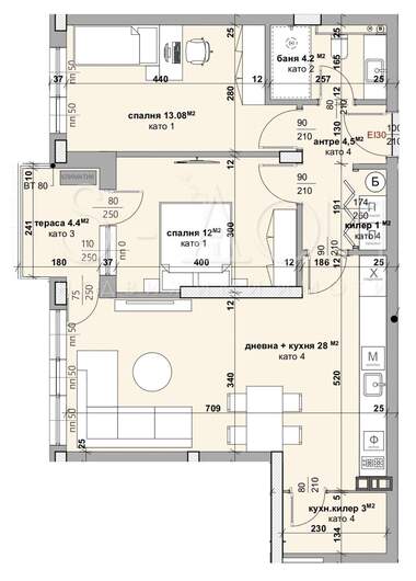 Vânzare - Apartament în Samara-3,  Stara Zagora