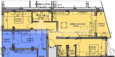 For sale - Apartment in Hristo Smirnenski,  Plovdiv