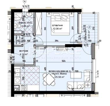 Satış - Apartman olarak Mladost 1,  Varna