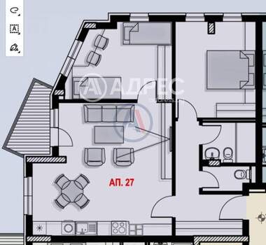Verkauf - Wohnung in Manastirski liwadi-Iztok,  Sovia