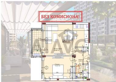 Satış - Apartman olarak Trakia,  Plovdiv