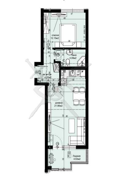 For sale - Apartment in Hristo Smirnenski,  Plovdiv