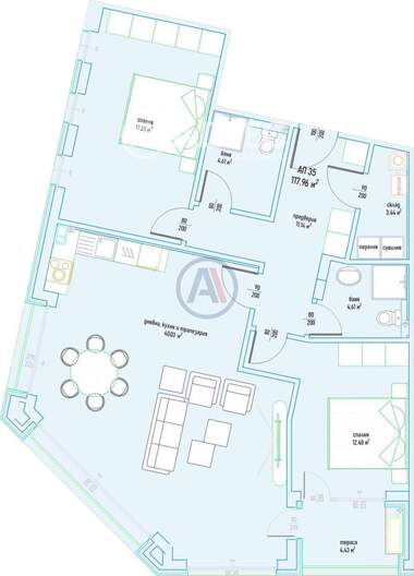 Vânzare - Apartament în Malinova Dolina,  Sofia