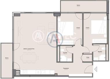 Vânzare - Apartament în Oboriștie,  Sofia