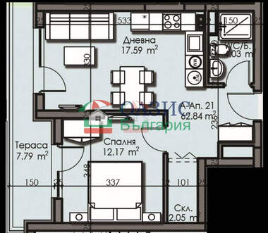 Vânzare - Apartament în Izgrev,  Burgas