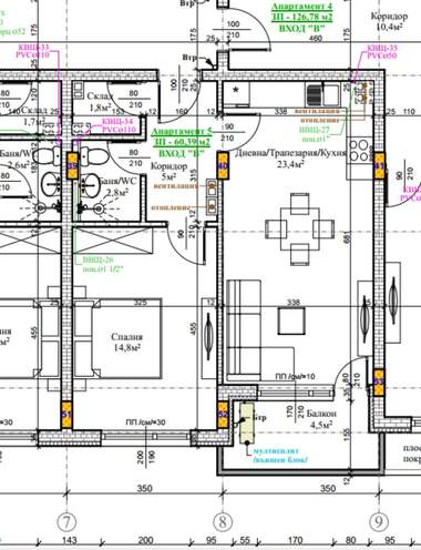 For sale - Apartment in Centralen iujen raion,  Ruse