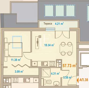Verkauf - Wohnung in Center,  Sovia