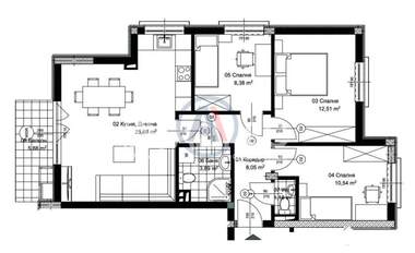 For sale - Apartment in Vazrajdane 3,  Varna