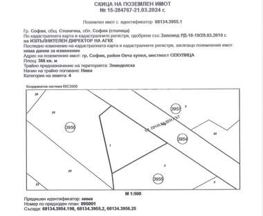 Продажба - Парцел за строителство в Суходол,  София