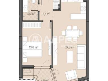 For sale - Apartment in Borovo,  Sofia