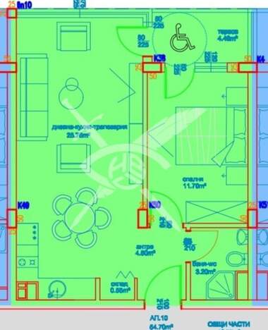 Vânzare - Apartament în Slaveîkov,  Burgas